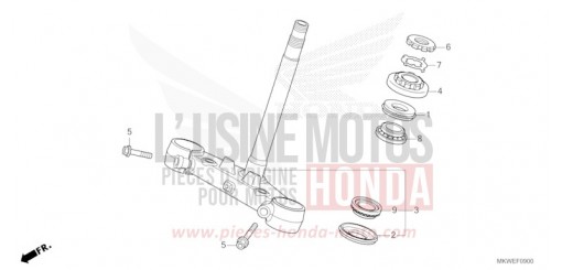 STEERING STEM NC750XDS de 2025